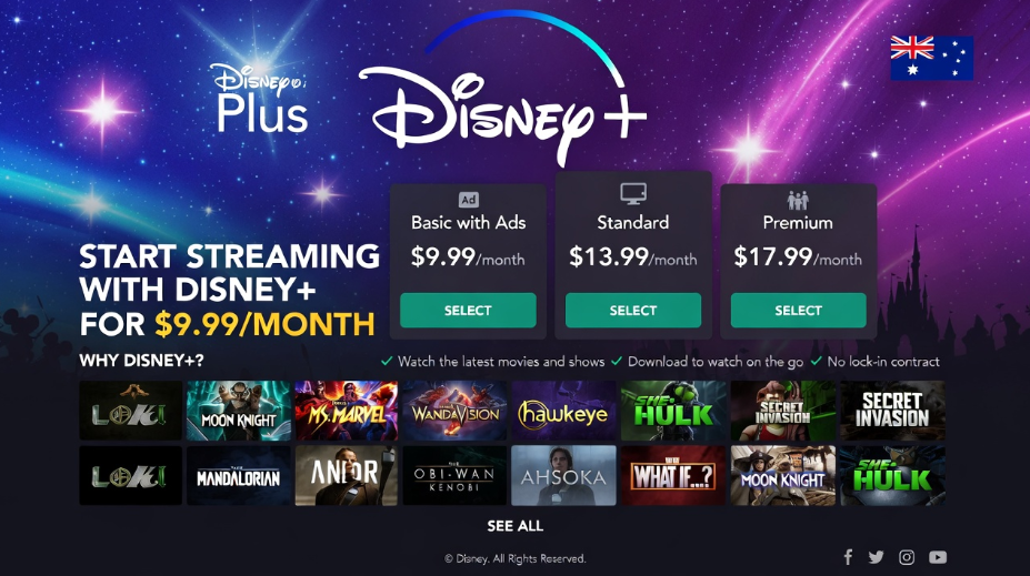 disney plus australia